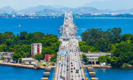 Ponte Rio-Niterói (Foto: Divulgação/Ecovias Ponte)