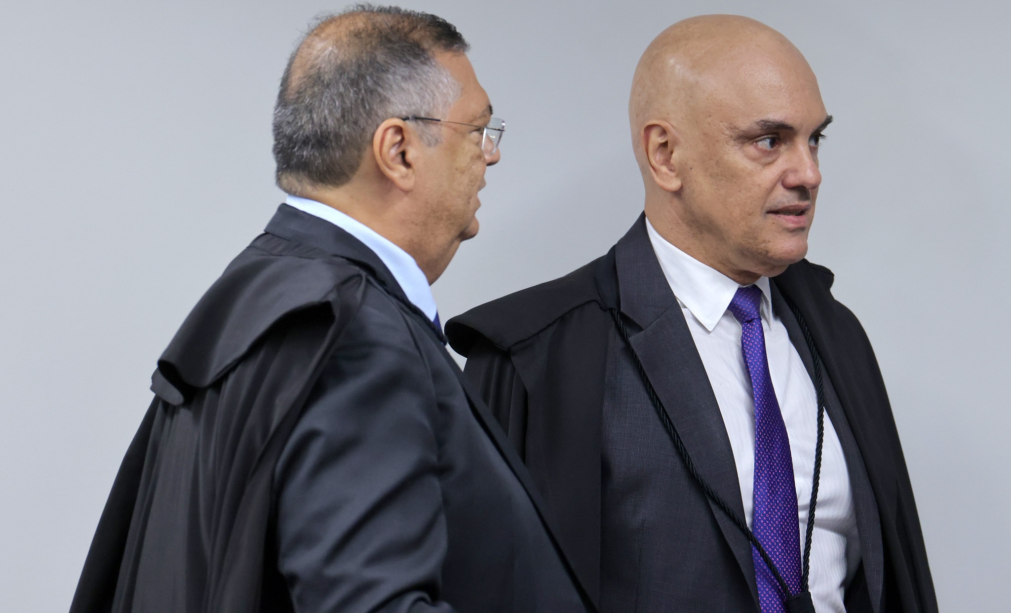 Flávio Dino e Alexandre de Moraes (Foto: Rosinei Coutinho/STF/Flickr oficial)