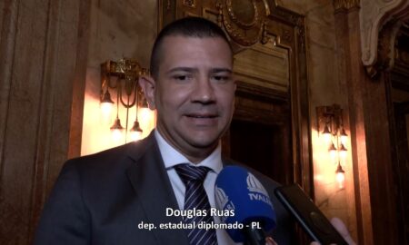 Douglas Ruas, na época de deputado estadual pelo Rio (Foto: Reprodução/Alerj canal oficial YouTube)
