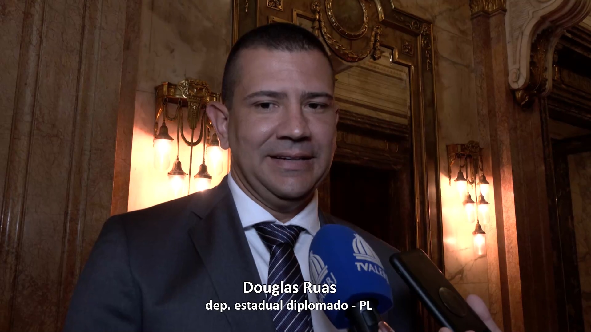 Douglas Ruas, na época de deputado estadual pelo Rio (Foto: Reprodução/Alerj canal oficial YouTube)