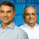Flávio Bolsonaro e seu vice-presidente (Foto: Reprodução/Instagram/@flaviobolsonaro)