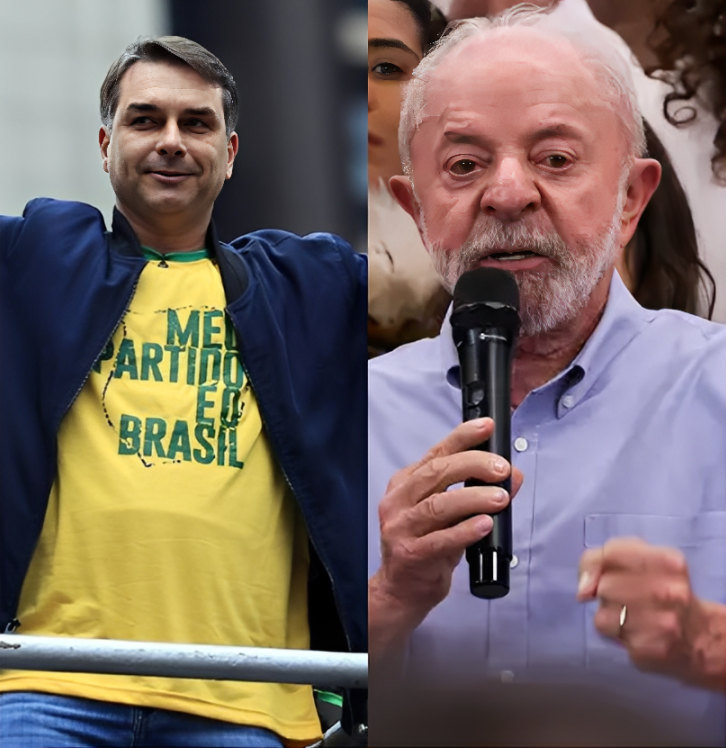 Levantamento aponta 49% das intenções de voto para Flávio Bolsonaro e 45% para Lula.