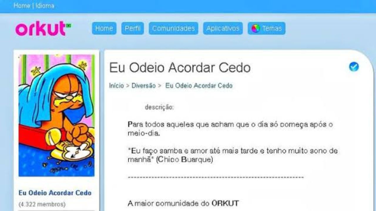 Orkut comunidade