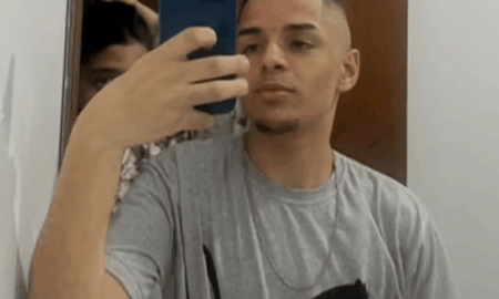 Gustavo Munis de Santana, de 20 anos, morreu com pelo menos 27 tiros; ele não possuía antecedentes criminais (Foto: Reprodução/SP2/TV Globo)