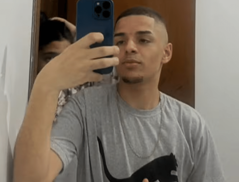 Gustavo Munis de Santana, de 20 anos, morreu com pelo menos 27 tiros; ele não possuía antecedentes criminais (Foto: Reprodução/SP2/TV Globo)