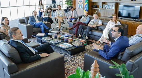TSE recebe Missão de Observação Eleitoral do Parlasul (Foto: Divulgação/Site Oficial do TSE)